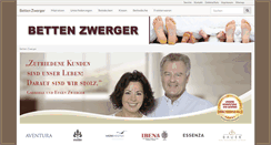 Desktop Screenshot of betten-zwerger.de