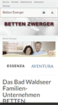 Mobile Screenshot of betten-zwerger.de